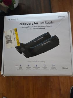 Therabody RecoveryAir JetBoots Compression Boots (Medium) – Like New In Box