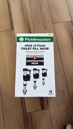 Fluidmaster 400A toilet fill valve 3 pack