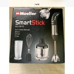 Mueller Austria Smart Stick MU-HB-10, 3 In 1 Hand Blender, Blend