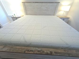 King Bamboo Memory Mattress-box springs-frame