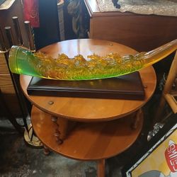 RARE Vintage Lucite/Acrylic Feng Shui 8 Running Horses Sculpture 