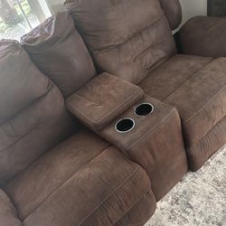 Couch and loveseat