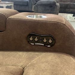 Wolfridge 2 Piece Power Reclining Sofa and Loveseat Set /P