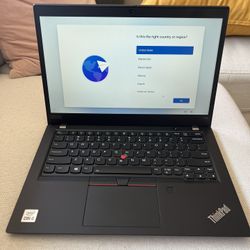 Lenovo X13 - 256Gb NVME SSD - Intel i5