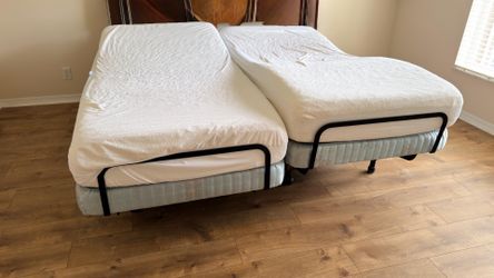 FREE - Split King (dual twins) Adjustable Bed with Massage