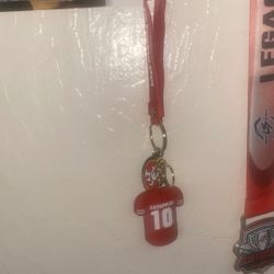 49ers Keychain