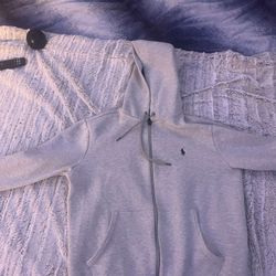 Grey Polo Ralph Lauren hoodie 