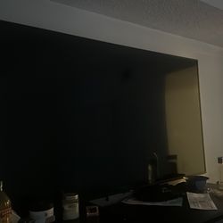 samsung smart 55 inch tv  black flat screen