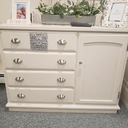 White Dresser Or TV Stand Or Storage