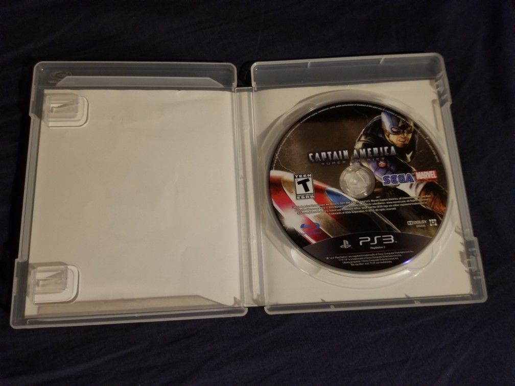 Captain America Super Soldier For Ps3