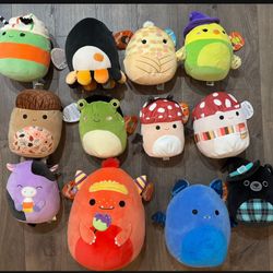 Lots of 12 various sizes, Halloween Squishmallow 