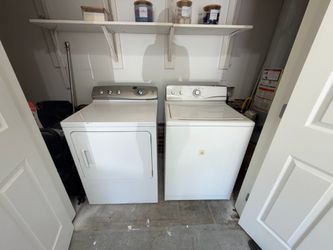 Washer and dryer set