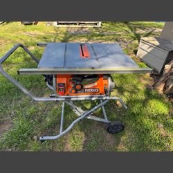 Ridgid 15 Amp 10 in. Portable Corded Pro Jobsite Table Saw