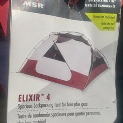 Elixir 4 All Season Backpackers Tent.