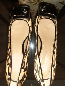 B Makoswky Leopard Shoe