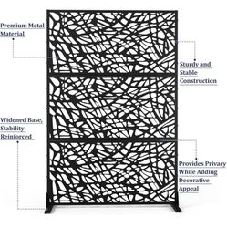  Metal  Privacy Screen-outdoor/Indoor
