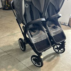 Bugaboo Donkey 2 Double Stroller + Foot Muffs