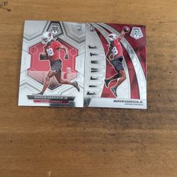 2024 MOSAIC MARVIN HARRISON JR 2 CARD ROOKIE LOT 