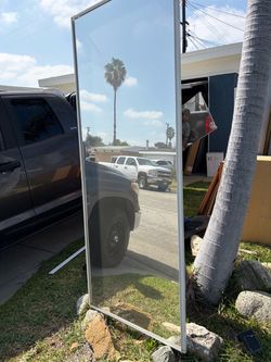 Closet mirror doors
