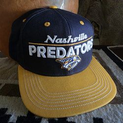 Nashville Predators NHL Legacy Collection Blue/Yellow Youth Flat Adjustable Hat 