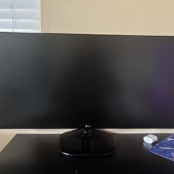 Wide screen LG monitor