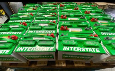 New Interstate brand marine battery, 1-year warranty