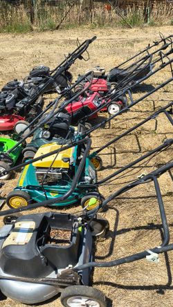 Lot of 12 Push Mowers – Toro, Craftsman, Lawn-Boy, Yard-Man – All Untested | Best Offer Wins