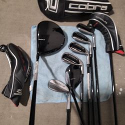 🔥 Cobra F-MAX Superlite Men’s Set – Driver + 5H + 6H + 7-PW – Like New 2021 Model 🔥