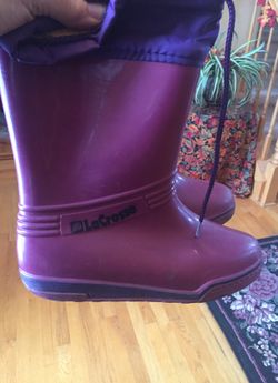Girls size 2 rain boots