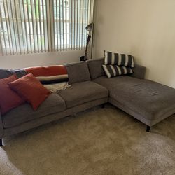 Sectional with chaise. Great condition.