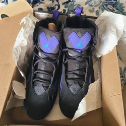 Brand New Jordan true flight Size 13  purple, and black