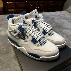 Jordon 4 Military Blue 