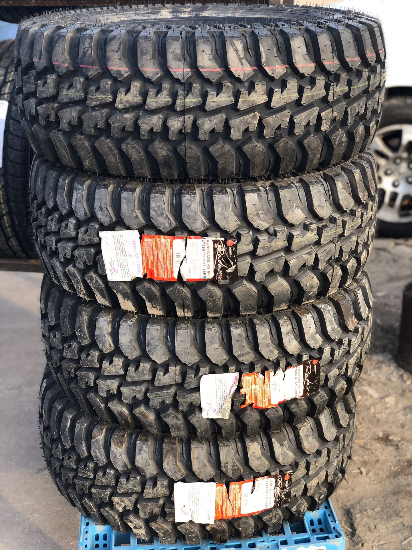 265/70/17 mud terrain