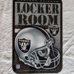 New Oakland Raiders High Definition 10.5 X 16.5 Team Sign