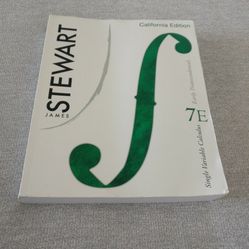 Single Variable Calculus 7th Edition Early Transcendentals