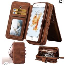 Leather Wallet Case for iPhone 7 Plus/8. New, Never Used