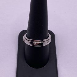 18K White Gold Diamond Eternity Band Ring