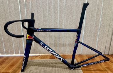 New Red Bull Bora Hansgrohe Team Replica Specialized SL8 Carbon Road Bike Disc Frameset 54cm