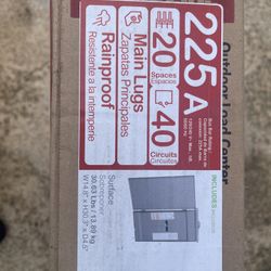 225 Amp square -D Homeline Load Center 