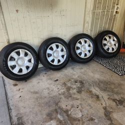 15 Inch Rims&tires 5 Lug 5x114 Tires Like New!!