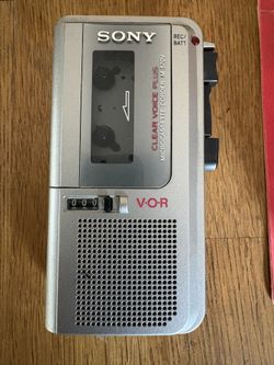 Vintage microcassette Recorder With Tapes