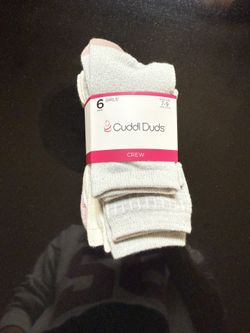 Crew socks for Girls Size 7-9 6 Pair