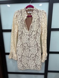 Houseof Cream Lace Mini Dress