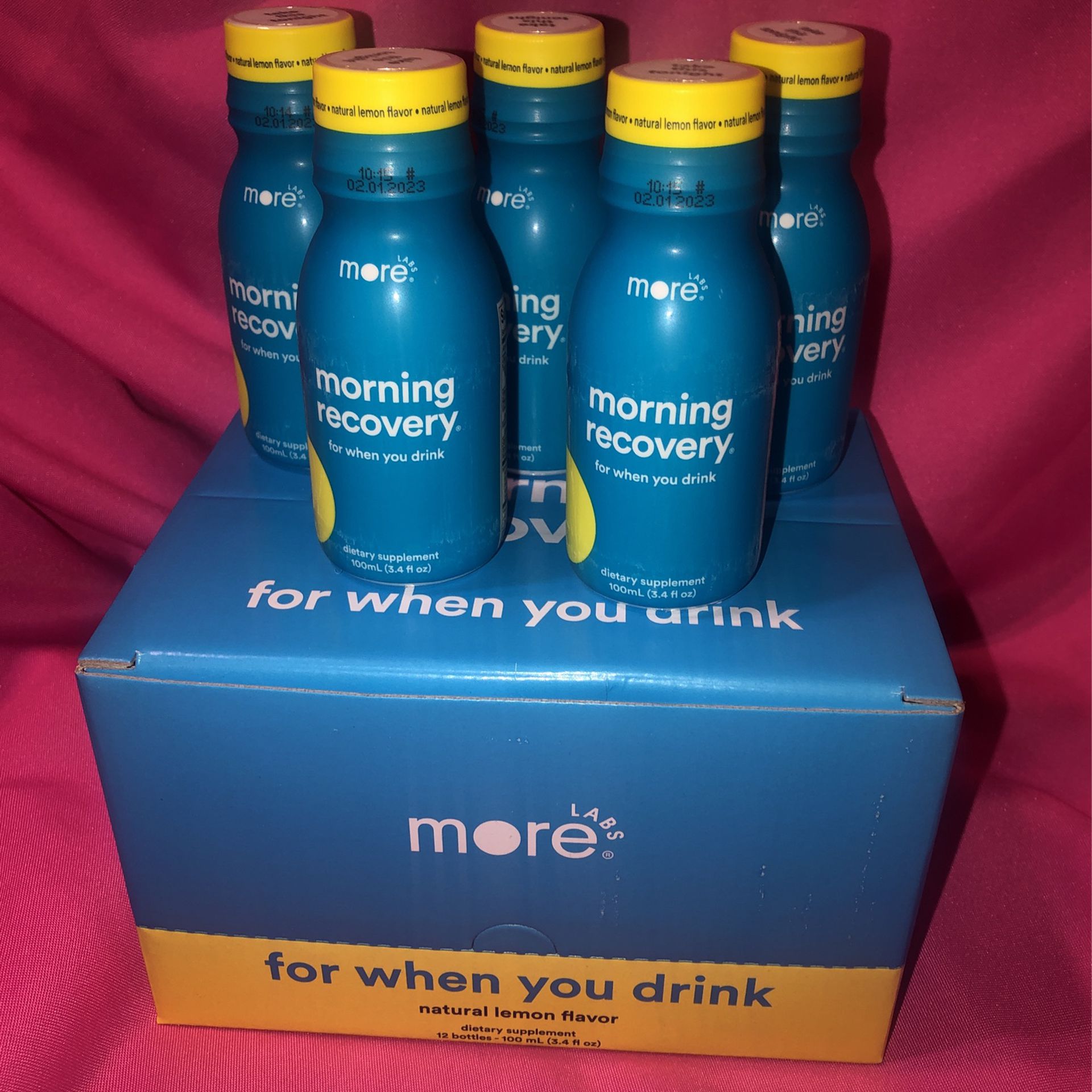 12 Pack 3.4oz Energy Drink Morning Recovery