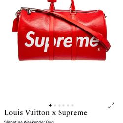 Louis Vuitton Supreme Weekender Duffel Bag