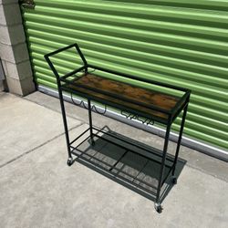 Wine bar cart 