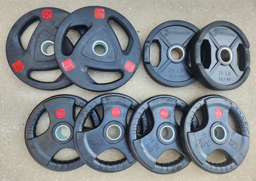 Rubber Encased Bumper Plates