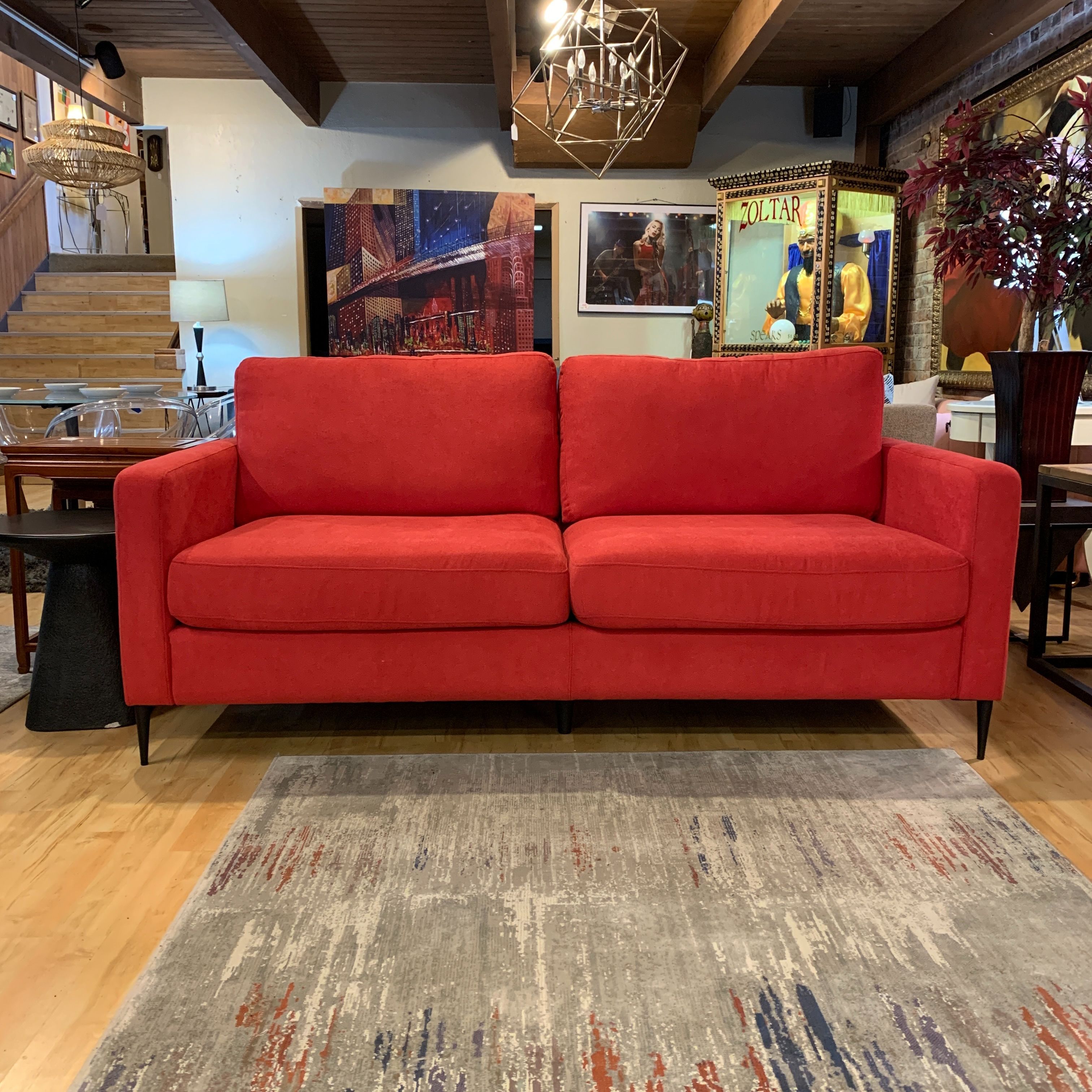  Mod Red Sofa
