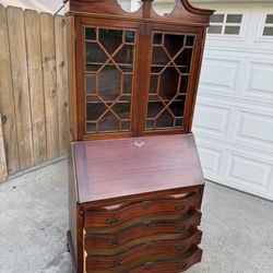 1920’s Maddox colonial secretary desk with drawers