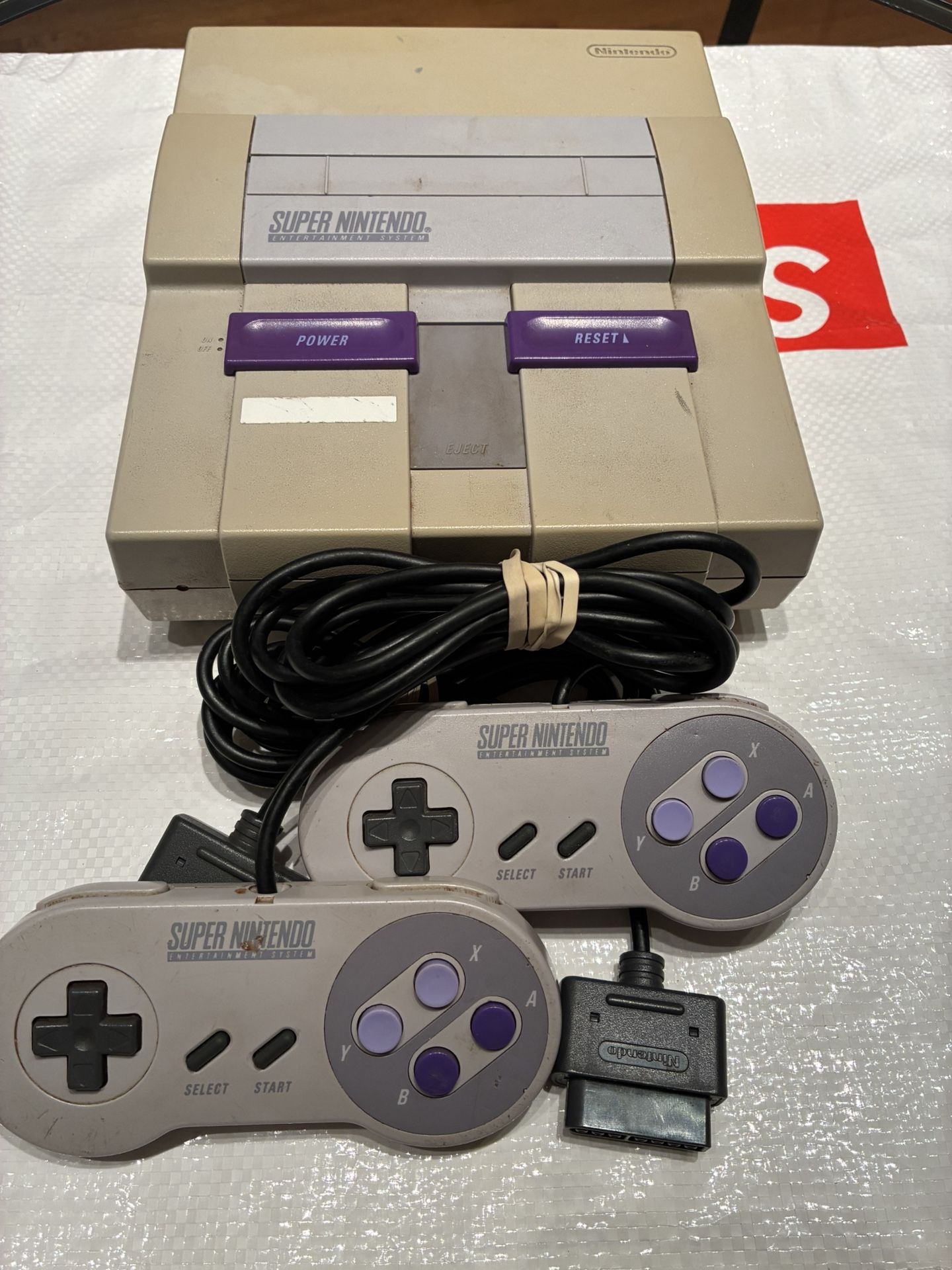 Super Nintendo SNES Complete Console 